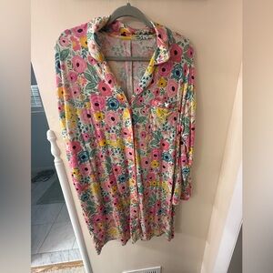 NWOT Little Sleepies Secret Garden Women’s Sleep Shirt XXL